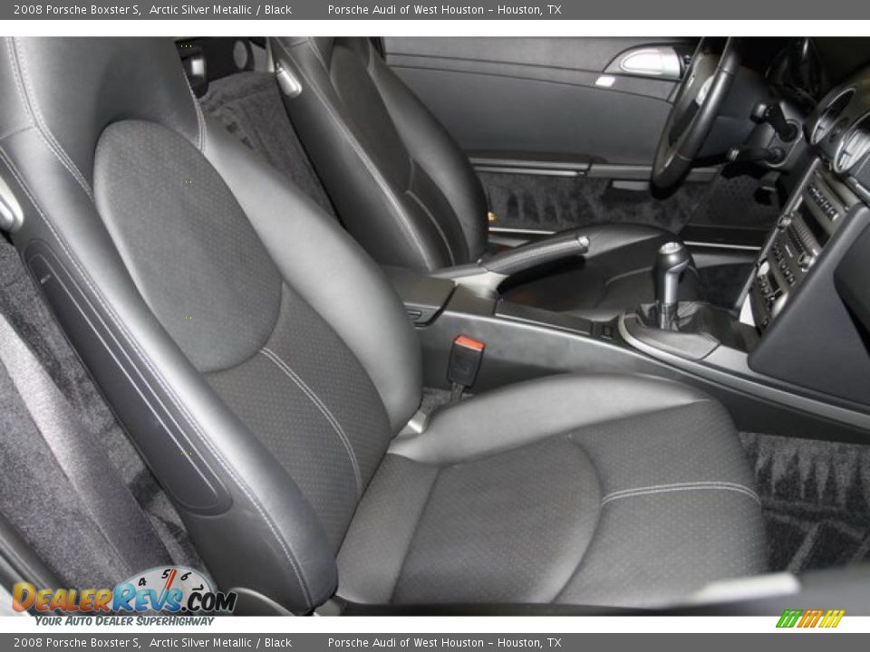 2008 Porsche Boxster S Arctic Silver Metallic / Black Photo #32