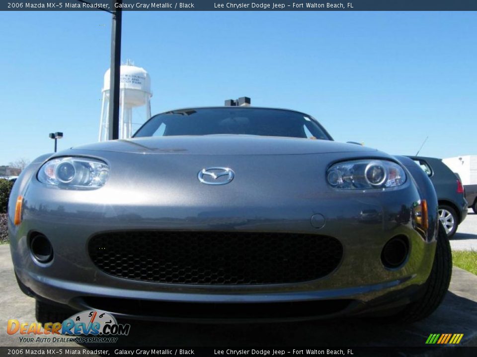 2006 Mazda MX-5 Miata Roadster Galaxy Gray Metallic / Black Photo #6