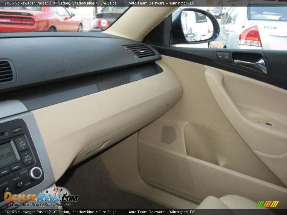 2006 Volkswagen Passat 2.0T Sedan Shadow Blue / Pure Beige Photo #22