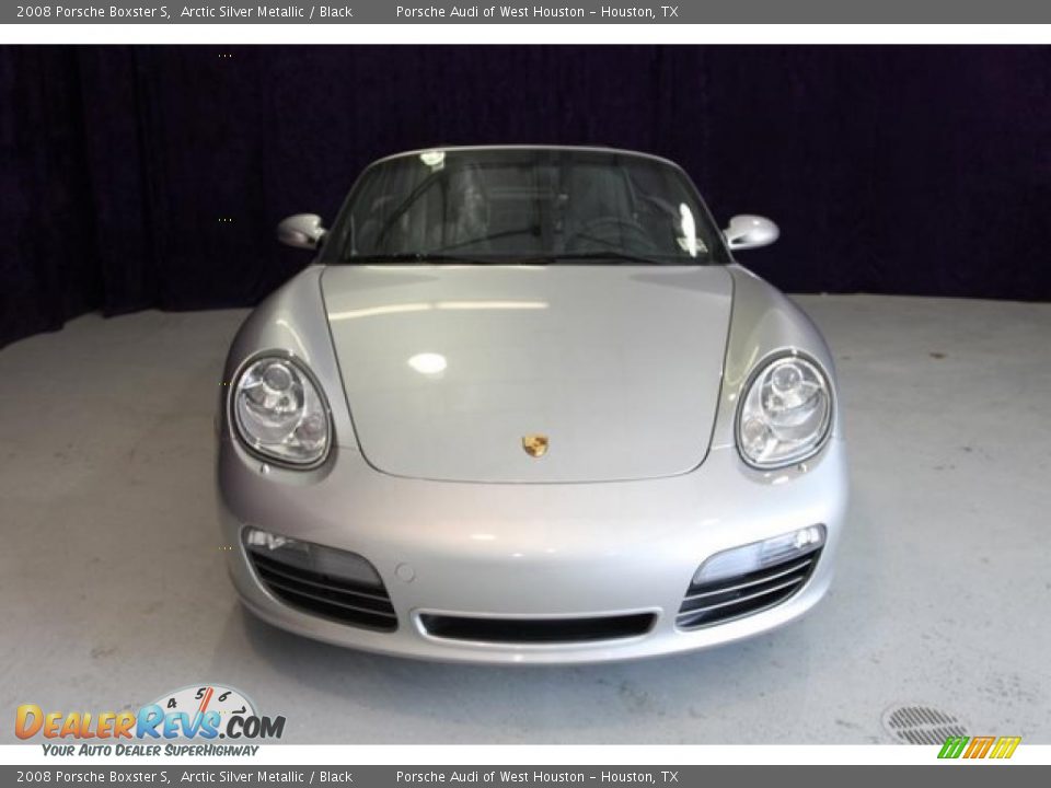 2008 Porsche Boxster S Arctic Silver Metallic / Black Photo #36