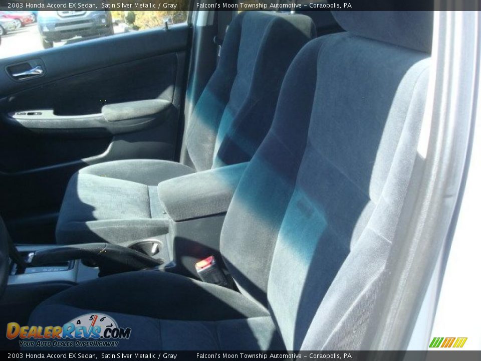 2003 Honda Accord EX Sedan Satin Silver Metallic / Gray Photo #8