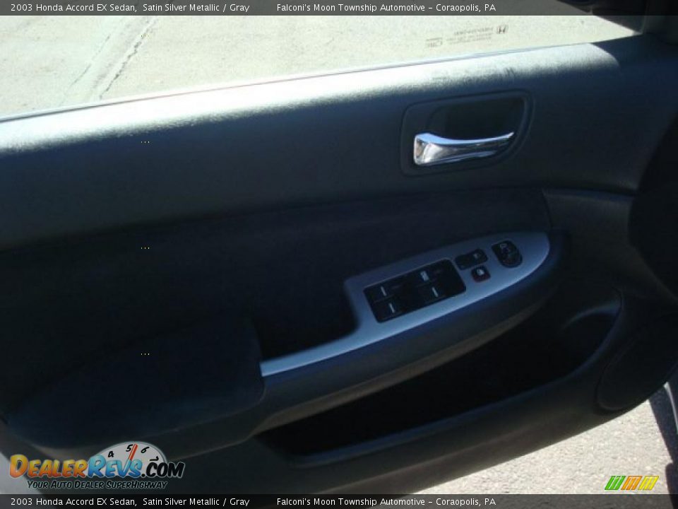 2003 Honda Accord EX Sedan Satin Silver Metallic / Gray Photo #11