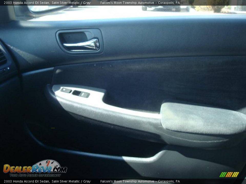 2003 Honda Accord EX Sedan Satin Silver Metallic / Gray Photo #12
