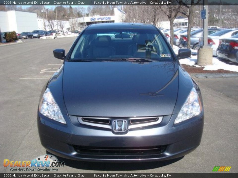 2005 Honda Accord EX-L Sedan Graphite Pearl / Gray Photo #6