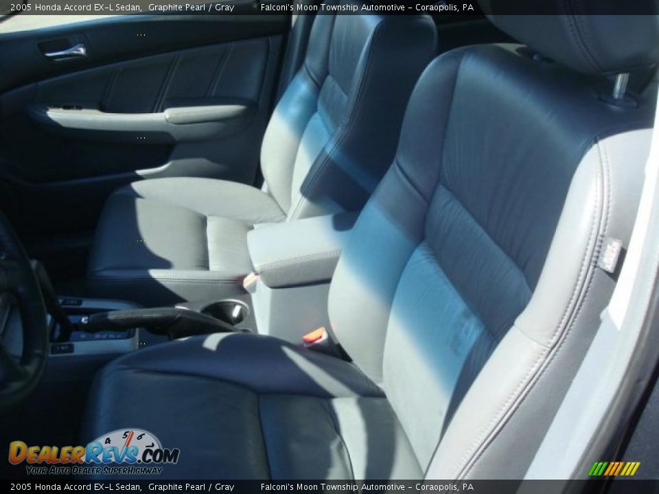 2005 Honda Accord EX-L Sedan Graphite Pearl / Gray Photo #8