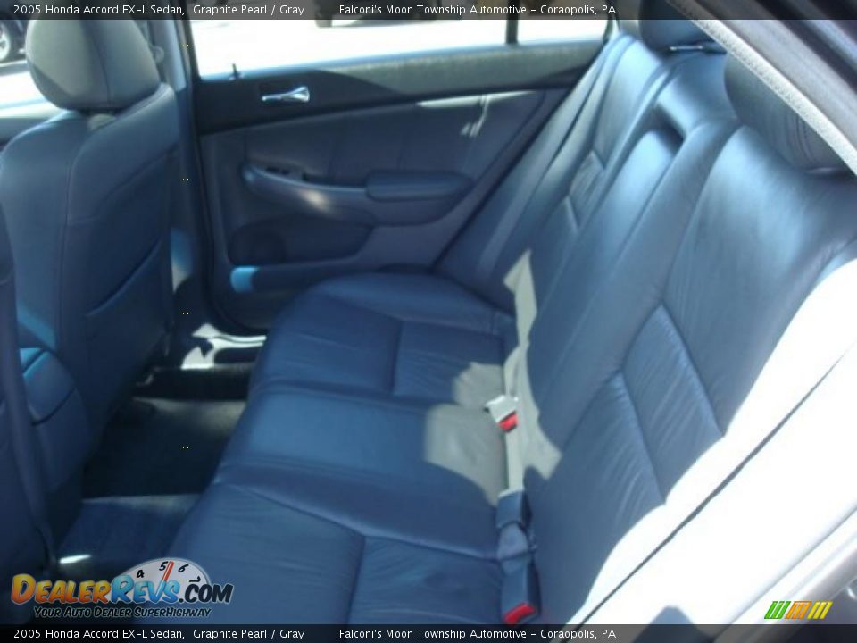 2005 Honda Accord EX-L Sedan Graphite Pearl / Gray Photo #9