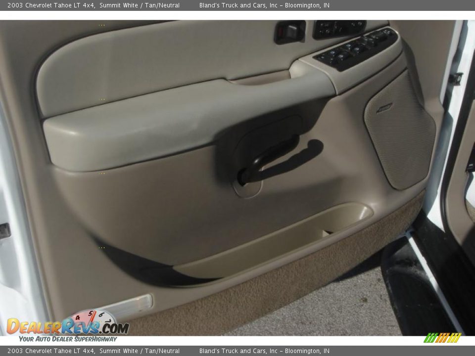 2003 Chevrolet Tahoe LT 4x4 Summit White / Tan/Neutral Photo #20