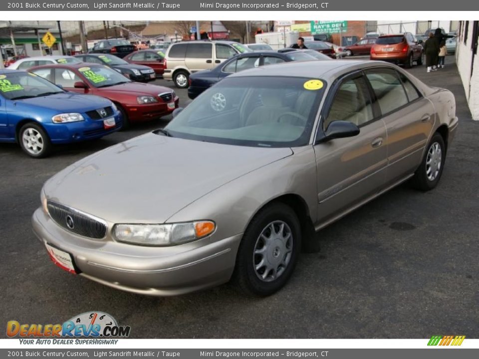 2001 Buick Century Custom Light Sandrift Metallic / Taupe Photo #1