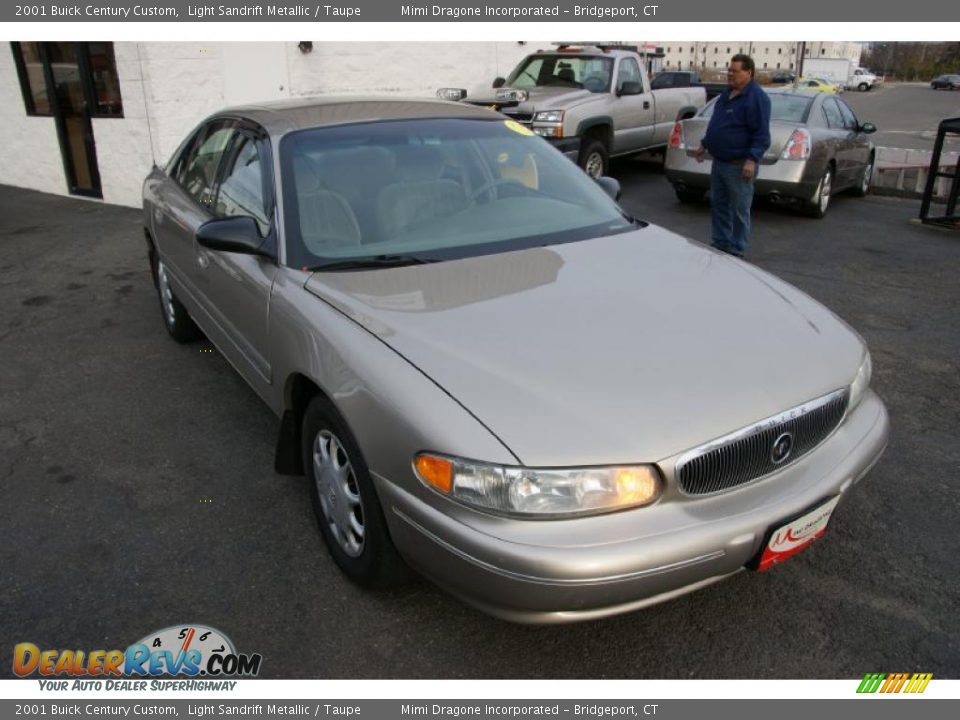 2001 Buick Century Custom Light Sandrift Metallic / Taupe Photo #3