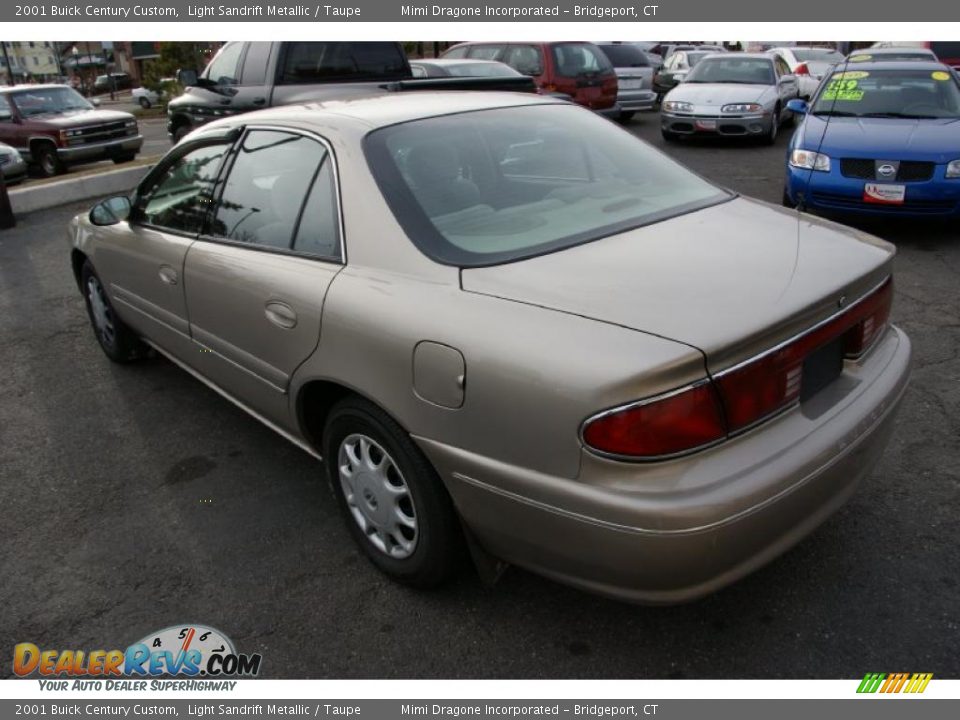 2001 Buick Century Custom Light Sandrift Metallic / Taupe Photo #6