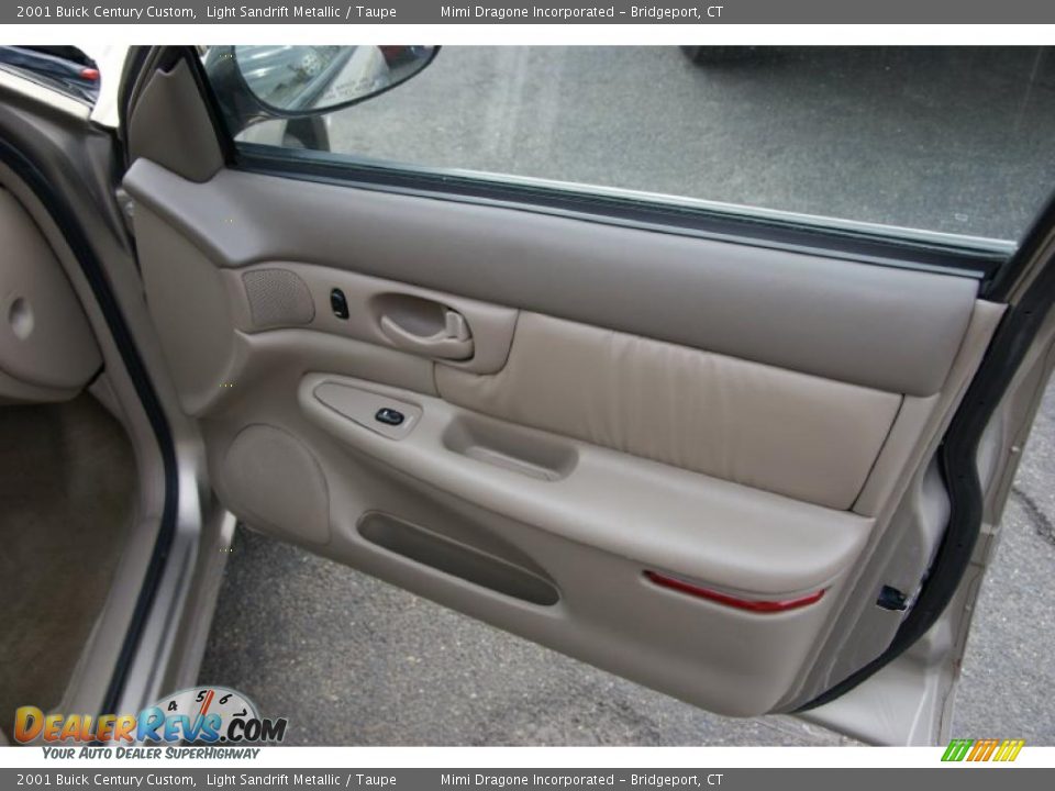 2001 Buick Century Custom Light Sandrift Metallic / Taupe Photo #16