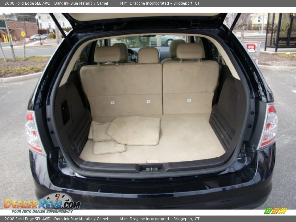 2008 Ford Edge SEL AWD Dark Ink Blue Metallic / Camel Photo #9