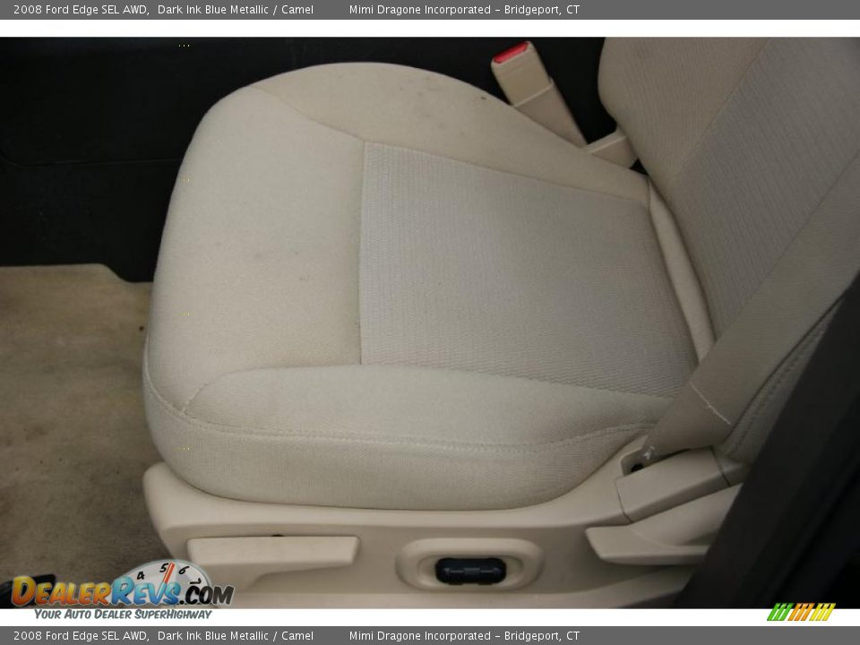 2008 Ford Edge SEL AWD Dark Ink Blue Metallic / Camel Photo #11