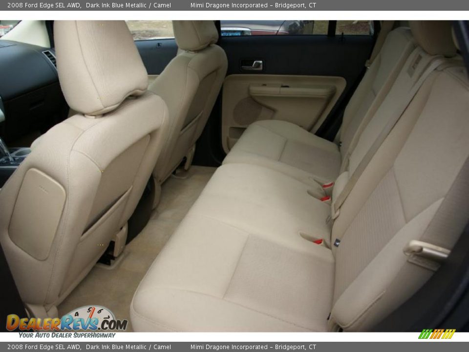2008 Ford Edge SEL AWD Dark Ink Blue Metallic / Camel Photo #13