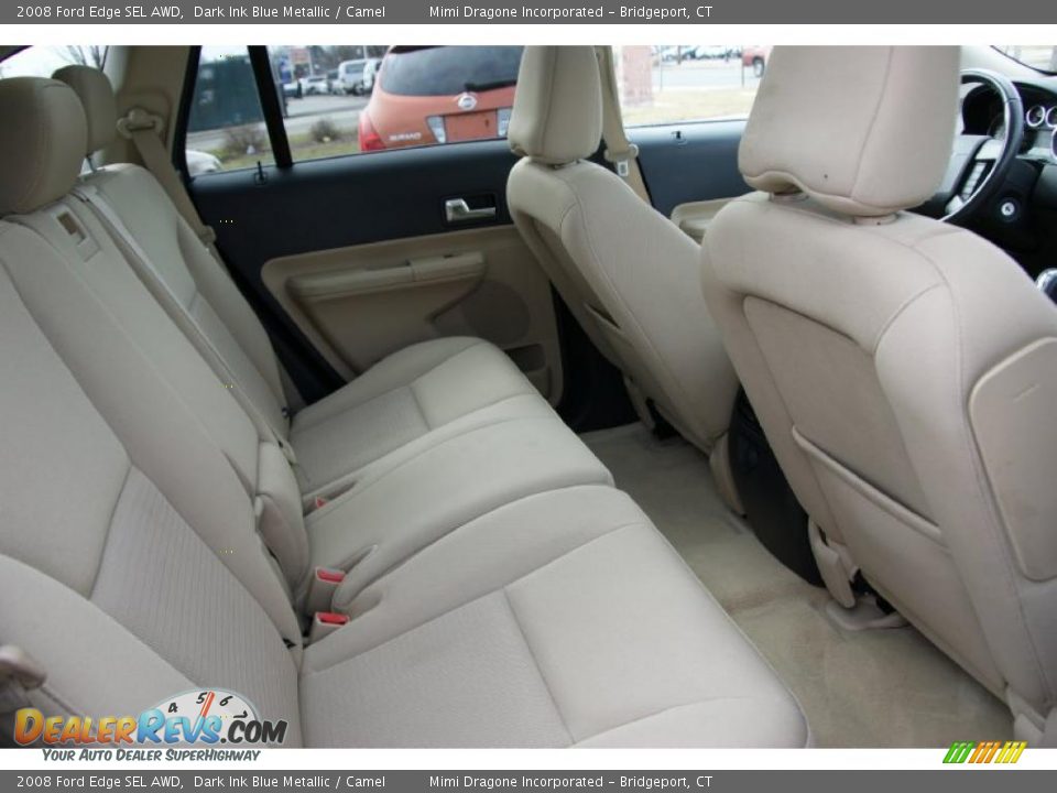 2008 Ford Edge SEL AWD Dark Ink Blue Metallic / Camel Photo #14