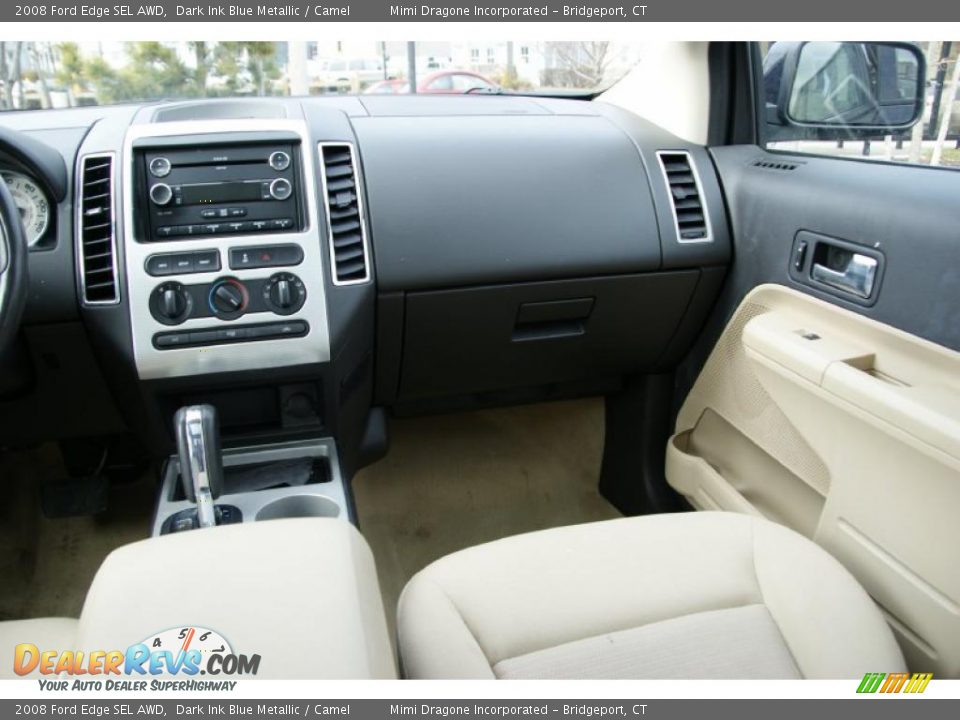 2008 Ford Edge SEL AWD Dark Ink Blue Metallic / Camel Photo #16