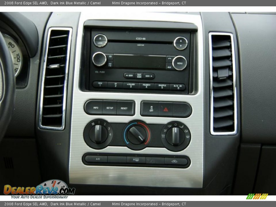 2008 Ford Edge SEL AWD Dark Ink Blue Metallic / Camel Photo #17