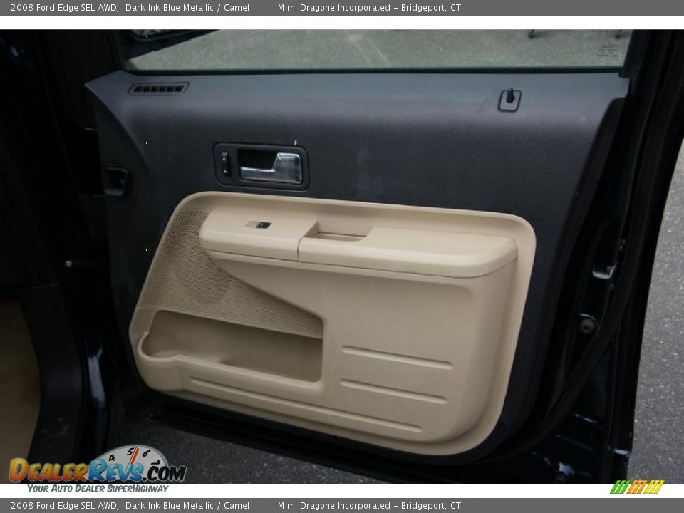 2008 Ford Edge SEL AWD Dark Ink Blue Metallic / Camel Photo #20