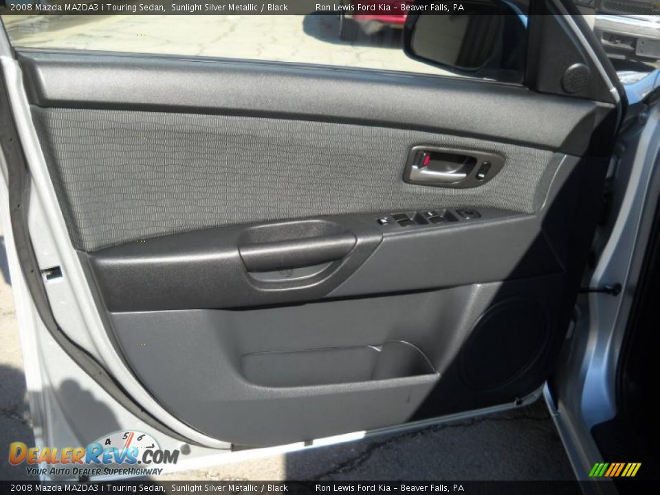 2008 Mazda MAZDA3 i Touring Sedan Sunlight Silver Metallic / Black Photo #6