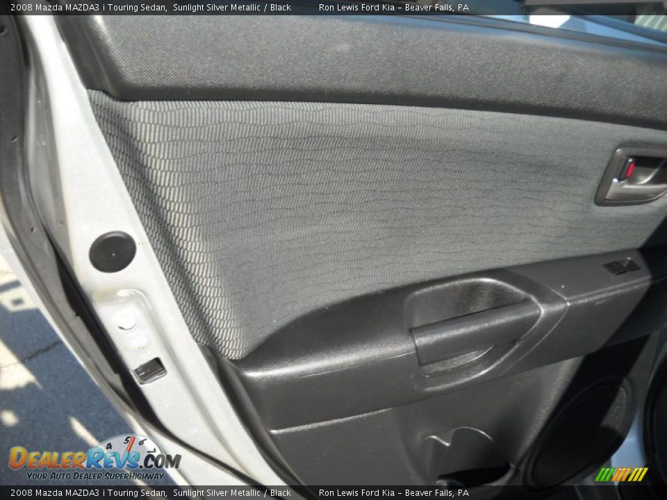 2008 Mazda MAZDA3 i Touring Sedan Sunlight Silver Metallic / Black Photo #10