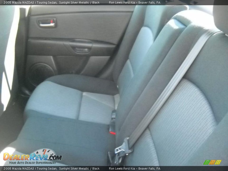 2008 Mazda MAZDA3 i Touring Sedan Sunlight Silver Metallic / Black Photo #12