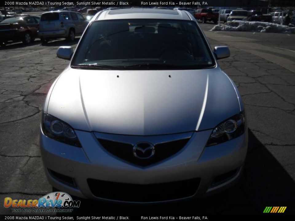 2008 Mazda MAZDA3 i Touring Sedan Sunlight Silver Metallic / Black Photo #19