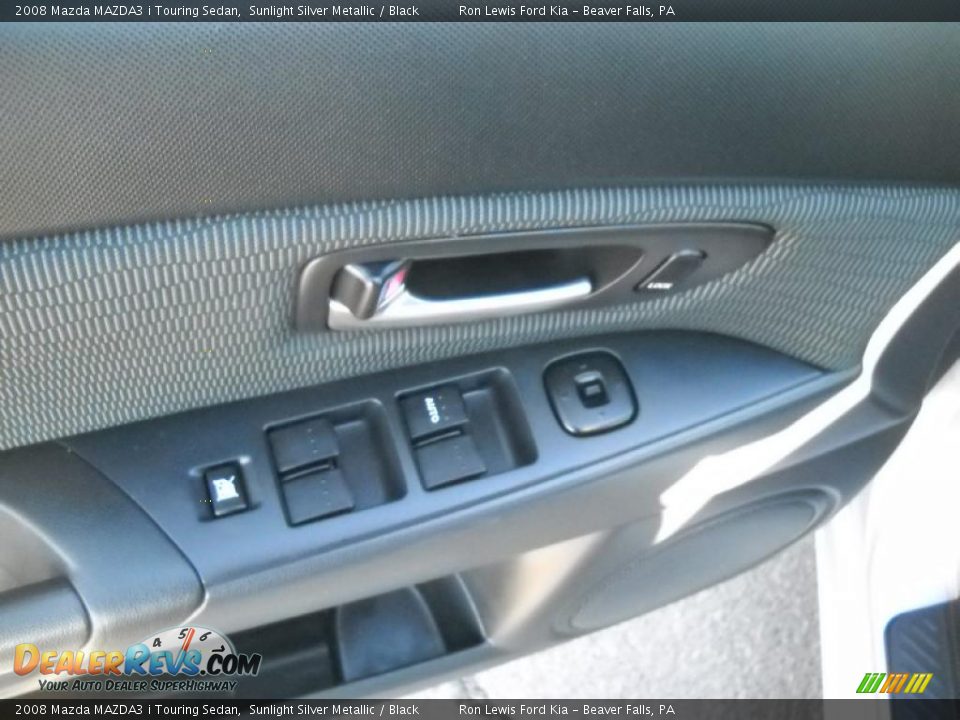 2008 Mazda MAZDA3 i Touring Sedan Sunlight Silver Metallic / Black Photo #21