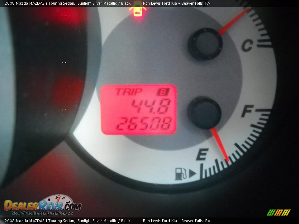 2008 Mazda MAZDA3 i Touring Sedan Sunlight Silver Metallic / Black Photo #25