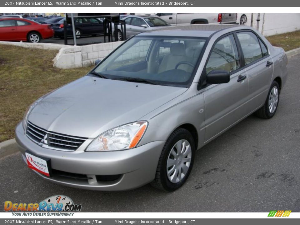2007 Mitsubishi Lancer ES Warm Sand Metallic / Tan Photo #1