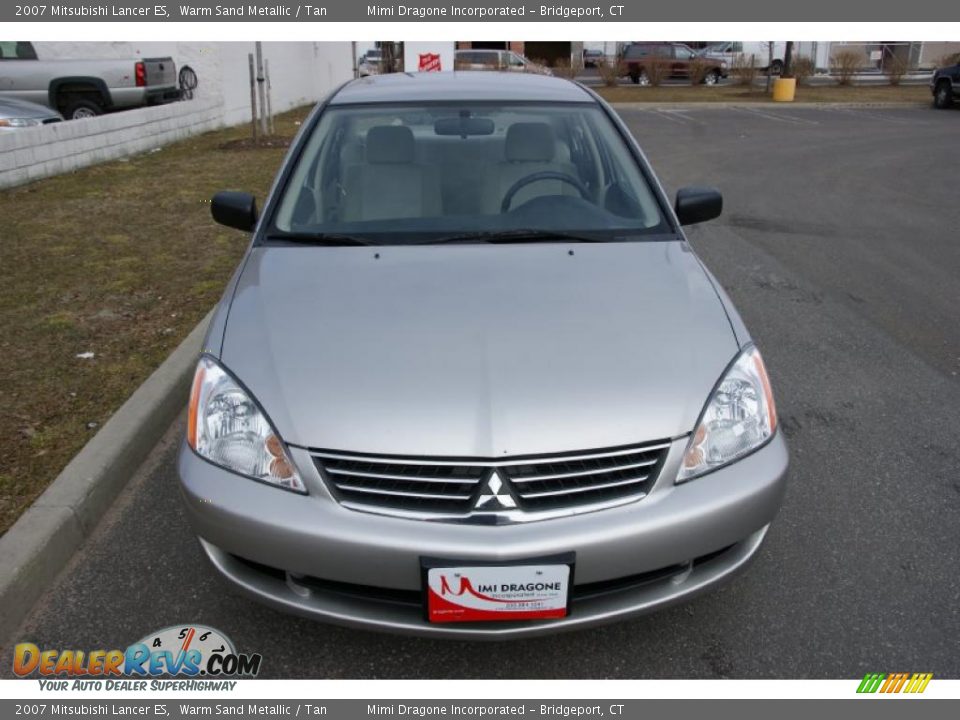 2007 Mitsubishi Lancer ES Warm Sand Metallic / Tan Photo #2