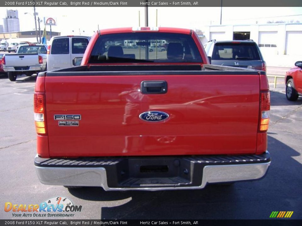 2008 Ford F150 XLT Regular Cab Bright Red / Medium/Dark Flint Photo #3
