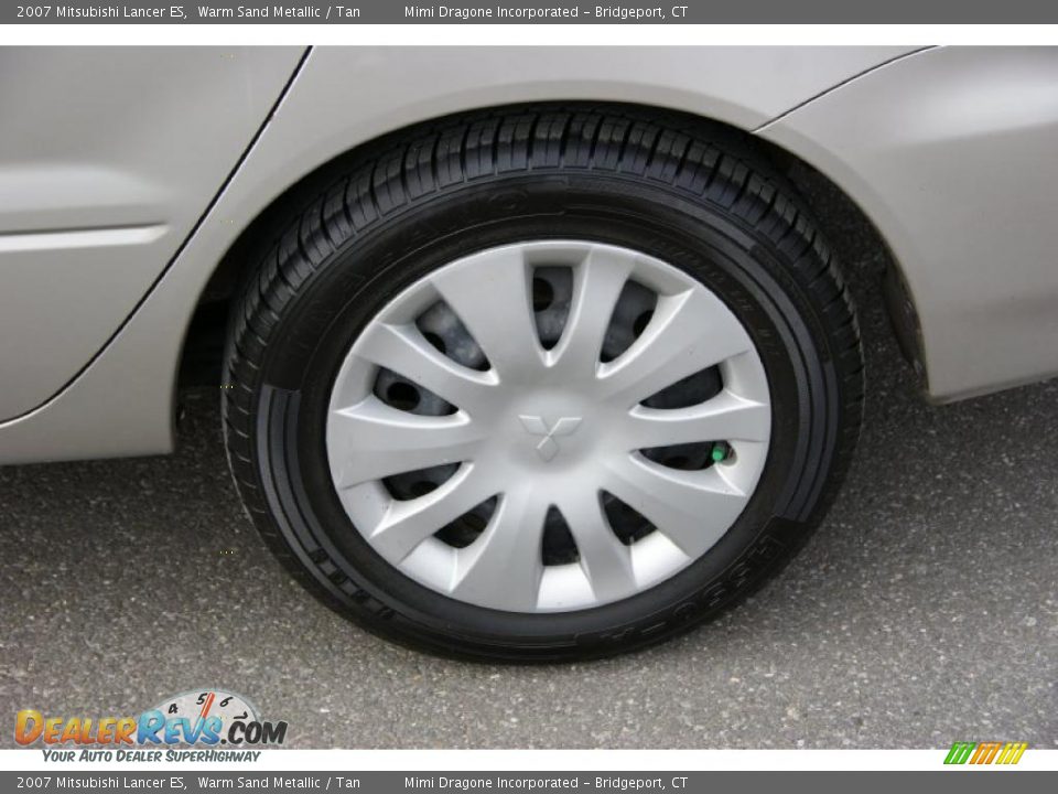 2007 Mitsubishi Lancer ES Warm Sand Metallic / Tan Photo #8