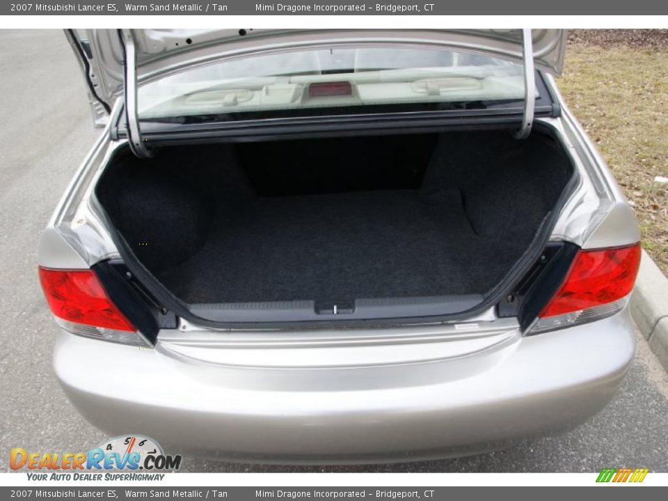 2007 Mitsubishi Lancer ES Warm Sand Metallic / Tan Photo #9