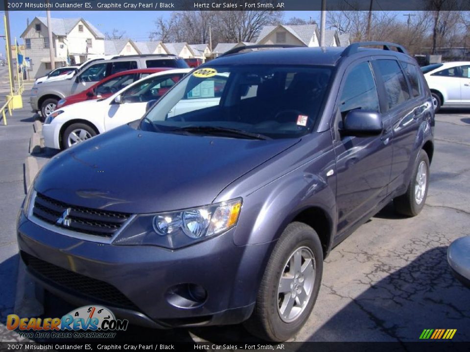 2007 Mitsubishi Outlander ES Graphite Gray Pearl / Black Photo #1