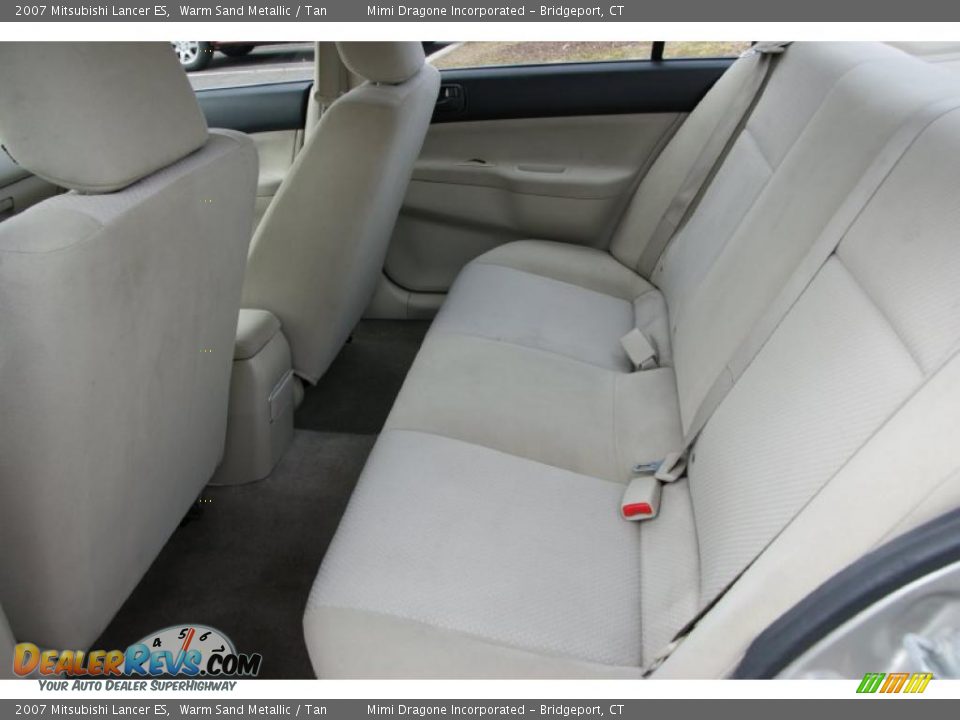 2007 Mitsubishi Lancer ES Warm Sand Metallic / Tan Photo #13