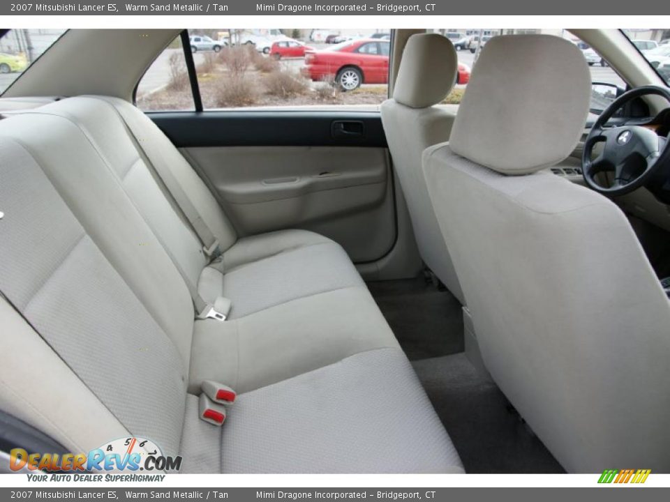 2007 Mitsubishi Lancer ES Warm Sand Metallic / Tan Photo #14