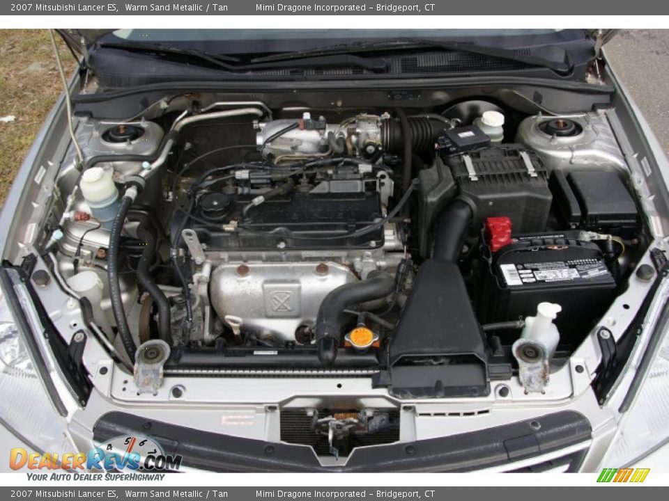 2007 Mitsubishi Lancer ES Warm Sand Metallic / Tan Photo #20