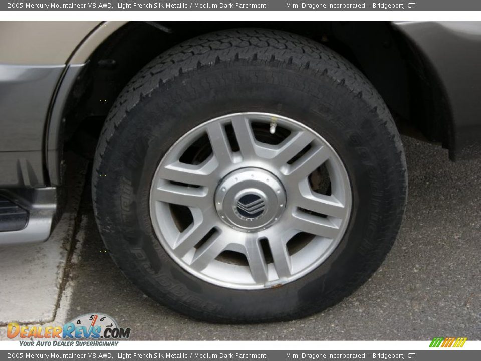 2005 Mercury Mountaineer V8 AWD Light French Silk Metallic / Medium Dark Parchment Photo #8