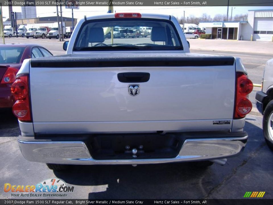 2007 Dodge Ram 1500 SLT Regular Cab Bright Silver Metallic / Medium Slate Gray Photo #3