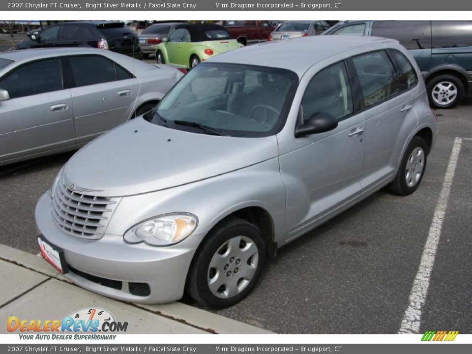2007 Chrysler PT Cruiser Bright Silver Metallic / Pastel Slate Gray Photo #1