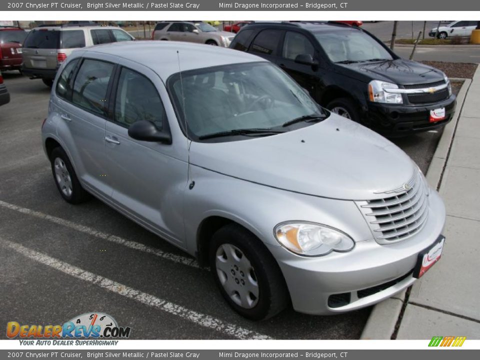 2007 Chrysler PT Cruiser Bright Silver Metallic / Pastel Slate Gray Photo #3