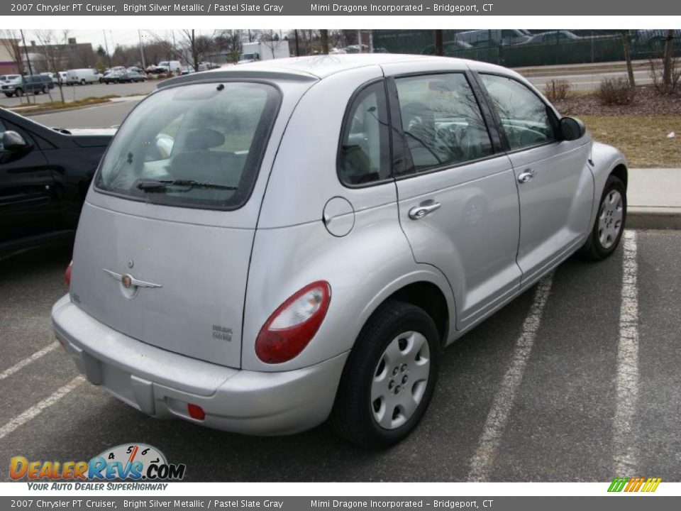 2007 Chrysler PT Cruiser Bright Silver Metallic / Pastel Slate Gray Photo #4