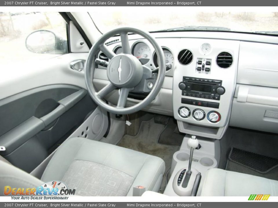 2007 Chrysler PT Cruiser Bright Silver Metallic / Pastel Slate Gray Photo #12