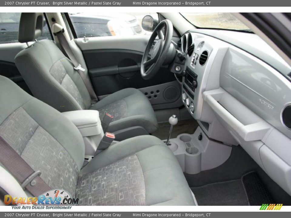 2007 Chrysler PT Cruiser Bright Silver Metallic / Pastel Slate Gray Photo #15