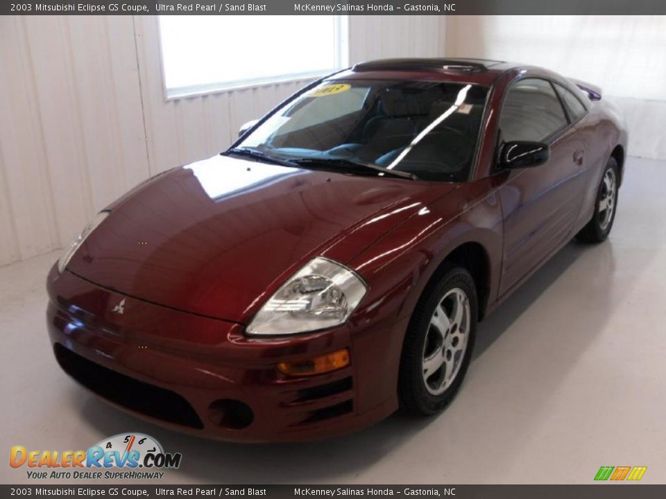 2003 Mitsubishi Eclipse GS Coupe Ultra Red Pearl / Sand Blast Photo #1