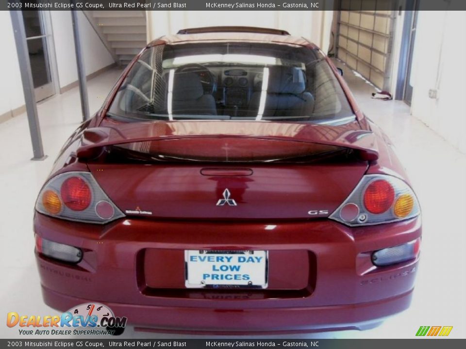 2003 Mitsubishi Eclipse GS Coupe Ultra Red Pearl / Sand Blast Photo #3