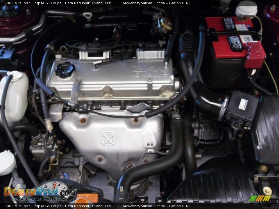 2003 Mitsubishi Eclipse GS Coupe Ultra Red Pearl / Sand Blast Photo #22
