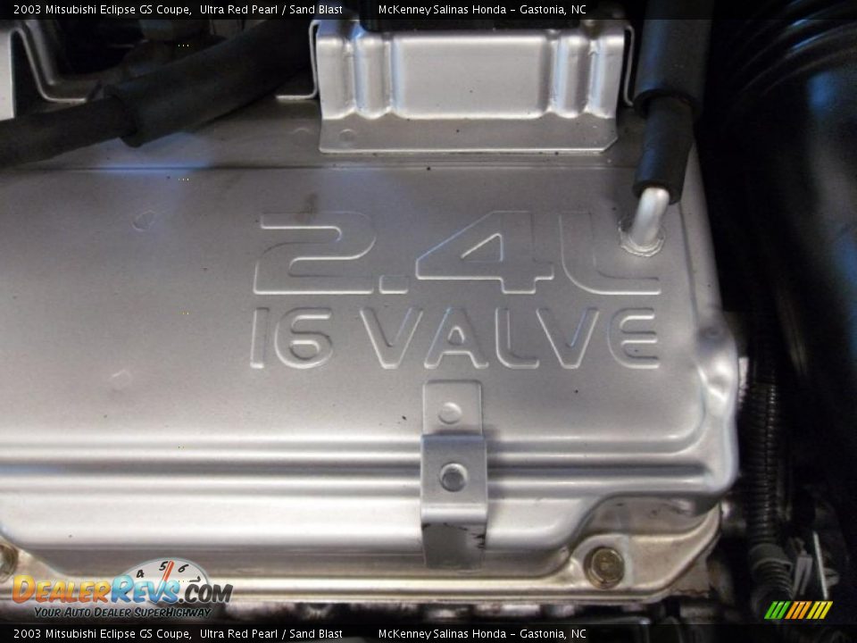 2003 Mitsubishi Eclipse GS Coupe Ultra Red Pearl / Sand Blast Photo #23