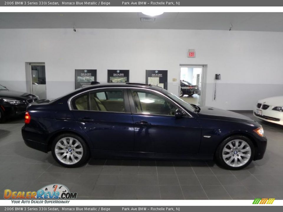 2006 BMW 3 Series 330i Sedan Monaco Blue Metallic / Beige Photo #1