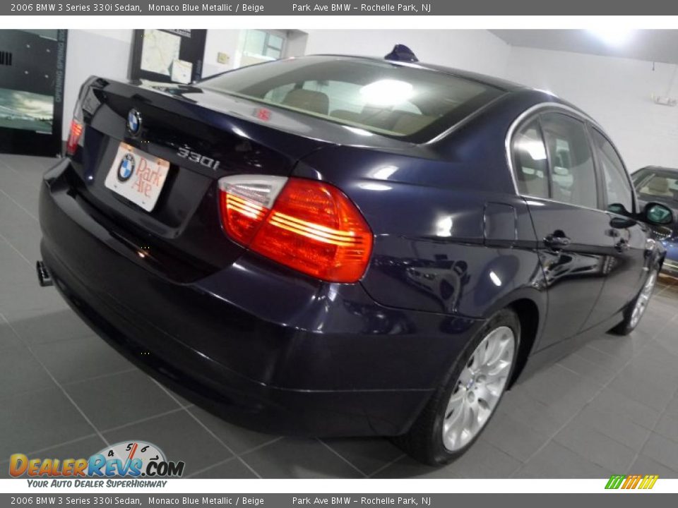 2006 BMW 3 Series 330i Sedan Monaco Blue Metallic / Beige Photo #3